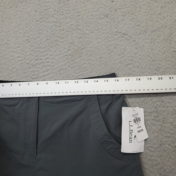 L.L. Bean Golf‎ Skort Womens 6 Gray Stretch Lined Regular Fit Performance Hiking - Picture 4 of 9